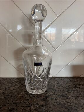 Waterford Crystal Whiskey Decanter with Stopper - Clear Crystal
